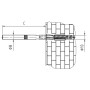 CLEAT D10*120