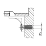 Euro screw rounded head 16