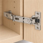 BLUM 71B7550 installed – mounting plate not included; AI-generated illustration