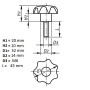 M6 Star Screw