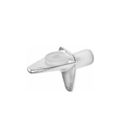 ZAMAK NICKELED CLEAT WITH STAMP