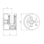 ECCENTRIC HOUSING 18 MM